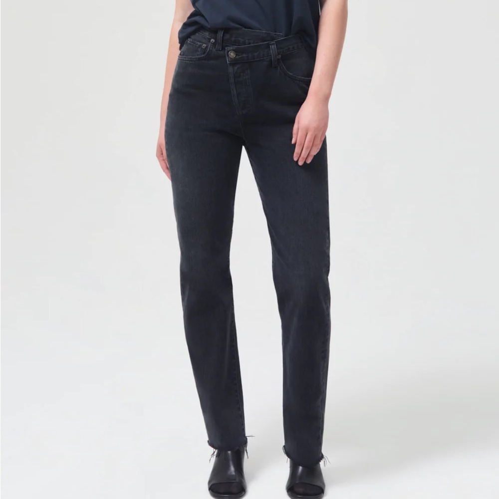 Agolde cross cross jeans in Savage